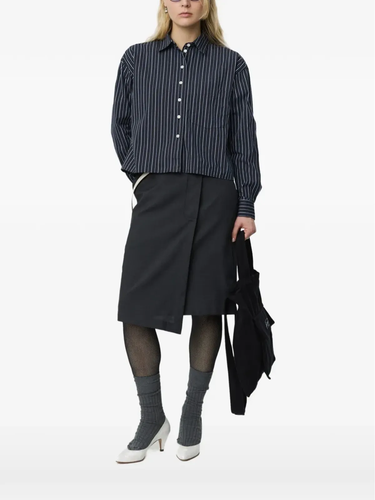 mfpen New Format striped shirt - 画像1