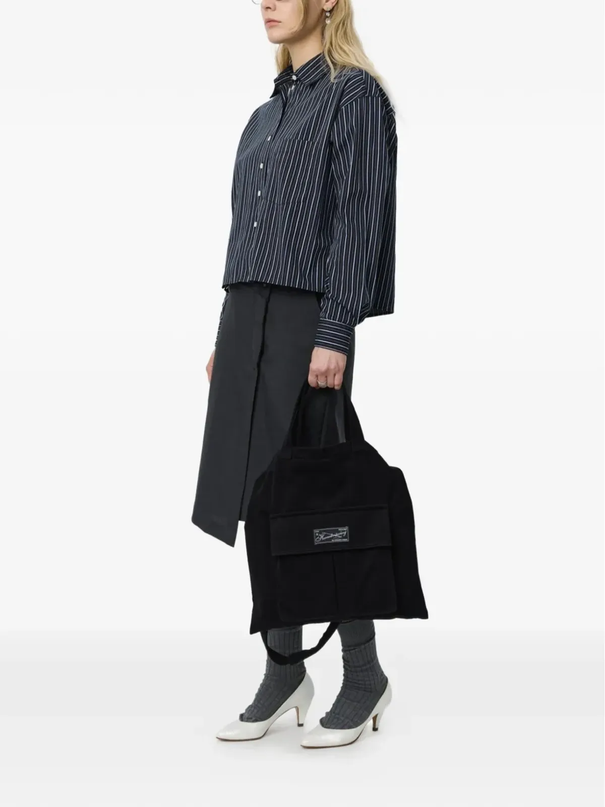 mfpen New Format striped shirt - 画像2