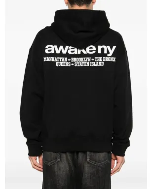 Awake NY Good Everywhere ロゴ フーディー - サムネイル4
