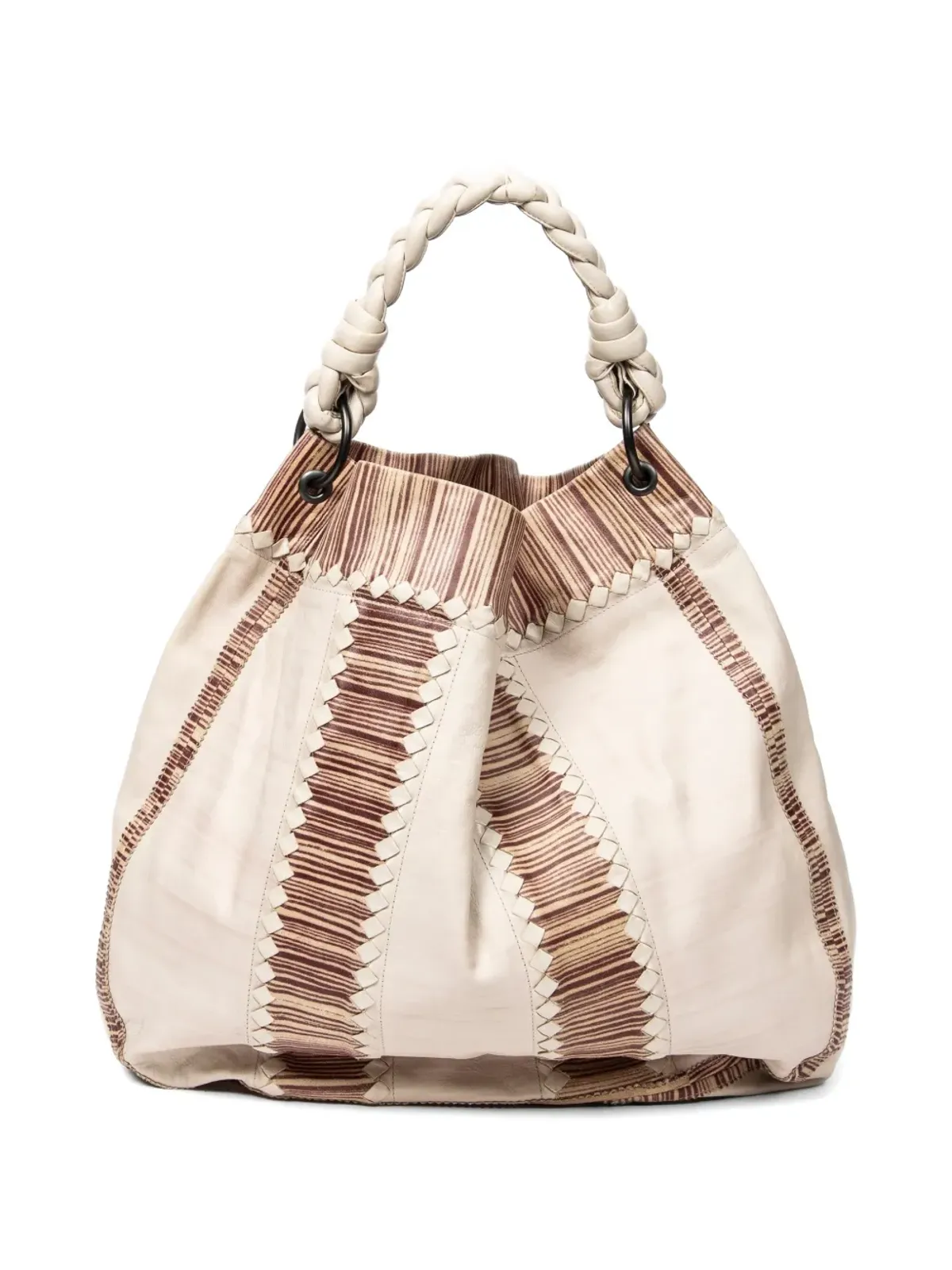 Bottega Veneta Pre-Owned パネルド バケットバッグ - 画像2