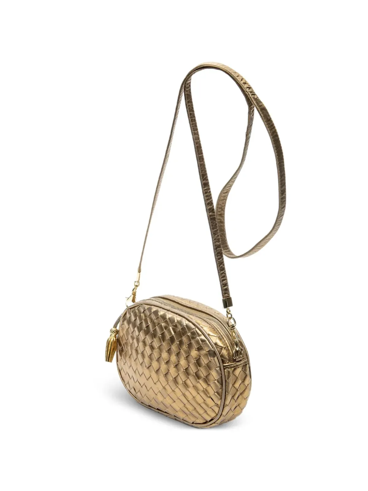 Bottega Veneta ビンテージ カメラクロスボディバッグ - 画像3