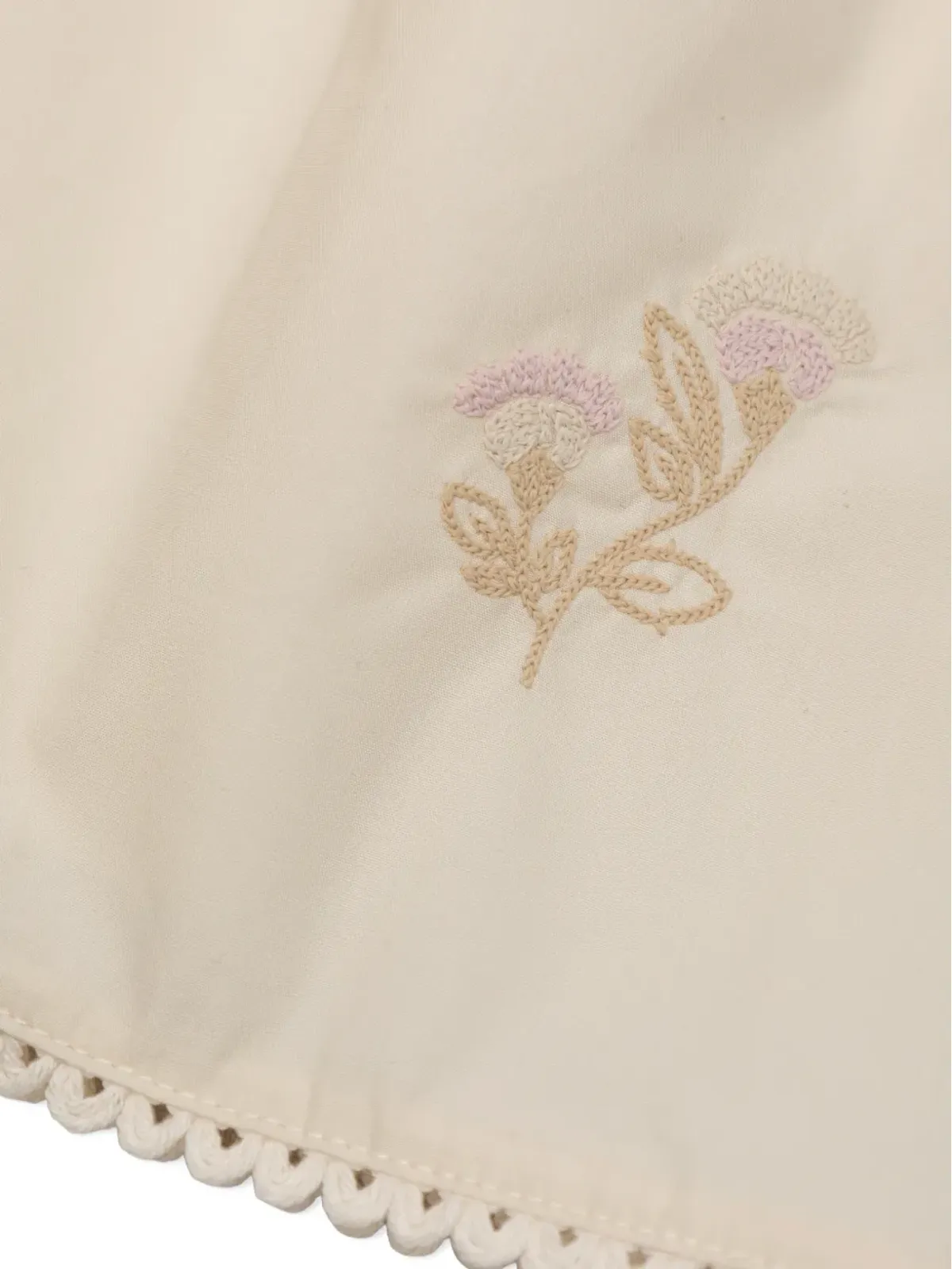 Moncler Enfant 刺繍花柄コットンのドレス - 画像3