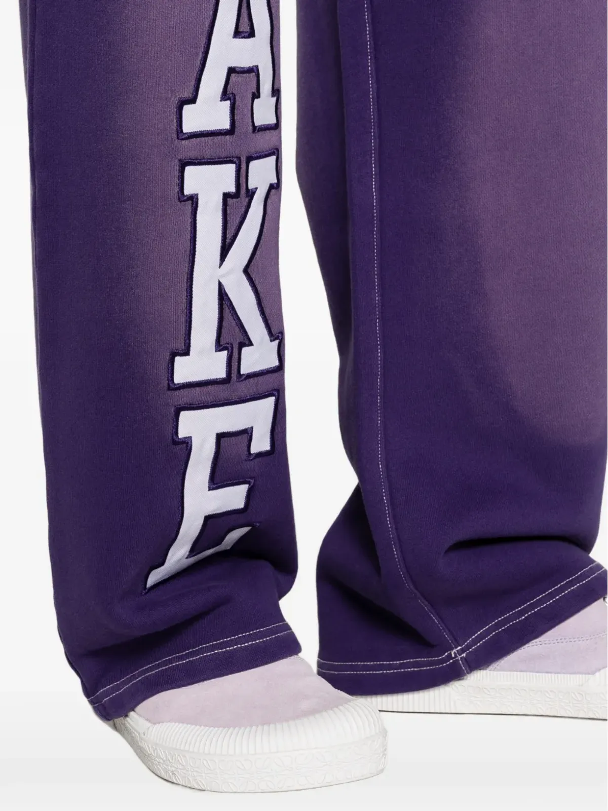 Awake NY レター刺繍パンツ - Purple - 画像5