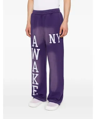 Awake NY レター刺繍パンツ - Purple - サムネイル3