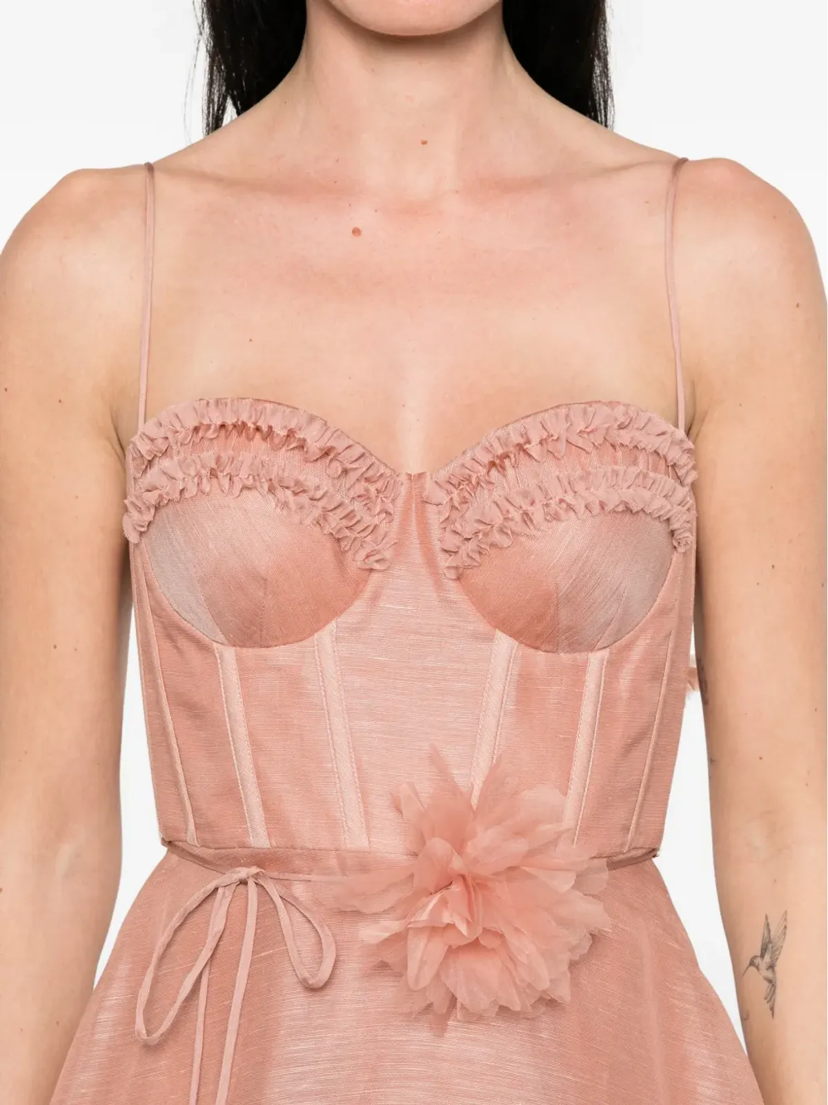 ZIMMERMANN ルナのフリルドレス - 画像5