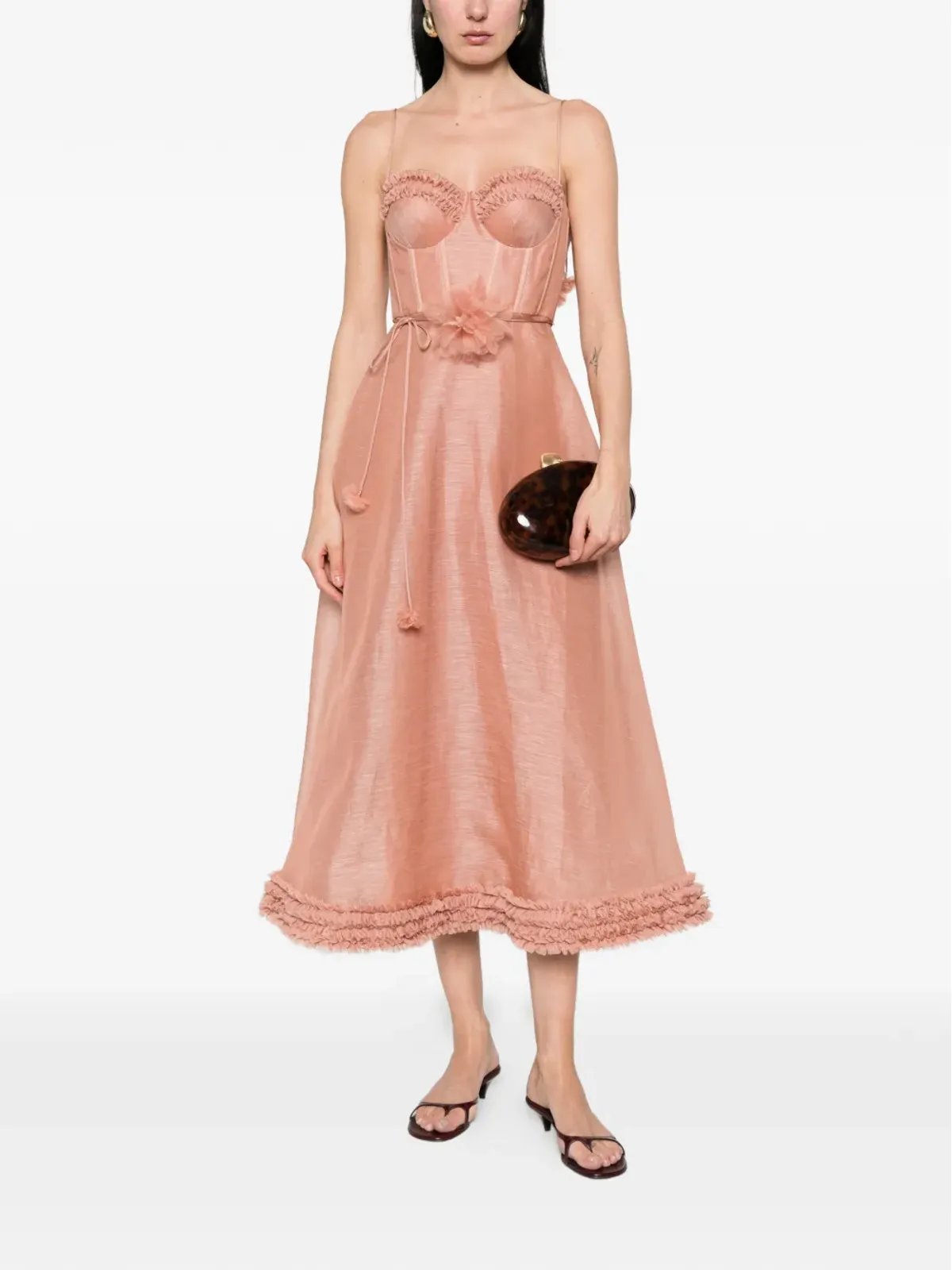 ZIMMERMANN ルナのフリルドレス - 画像2