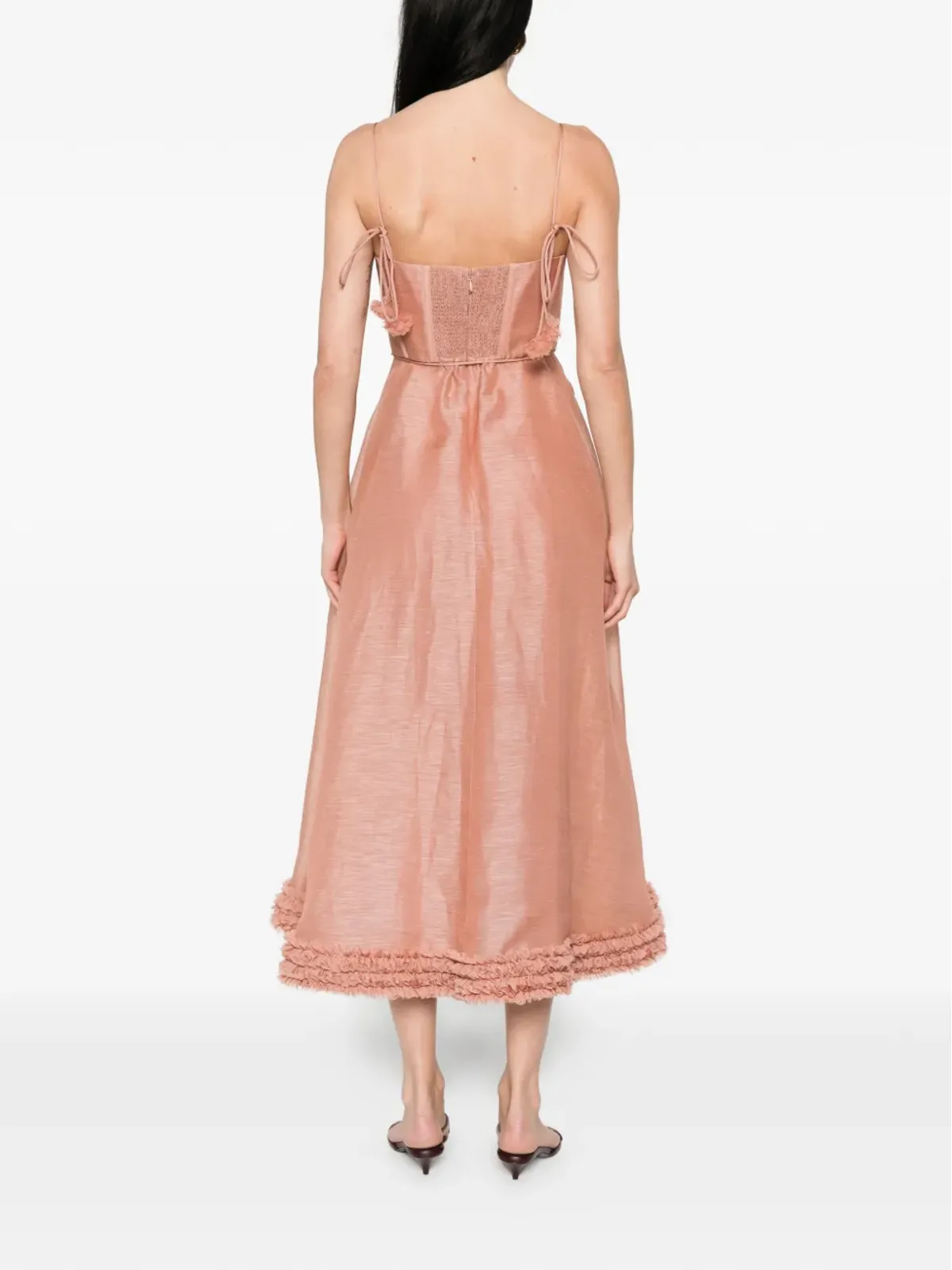 ZIMMERMANN ルナのフリルドレス - 画像4