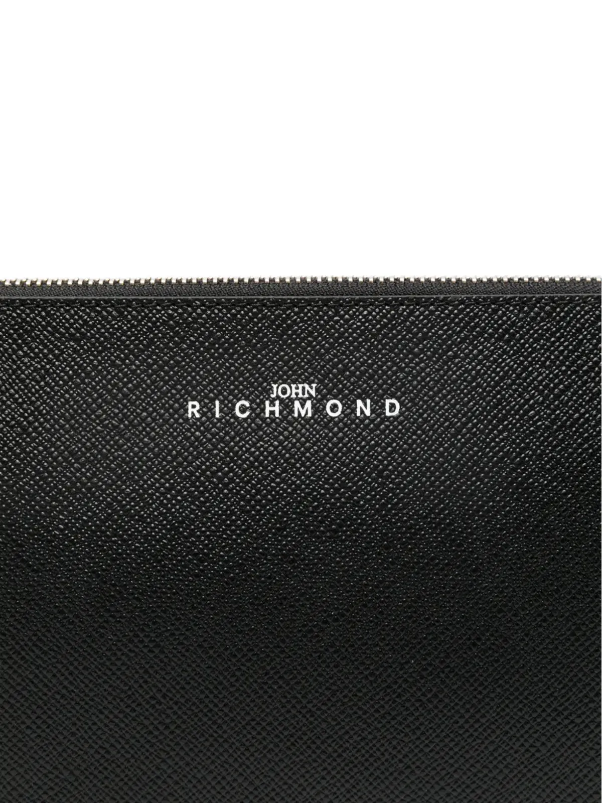 John Richmond ジップファスナー付きクラッチバッグ - 画像4