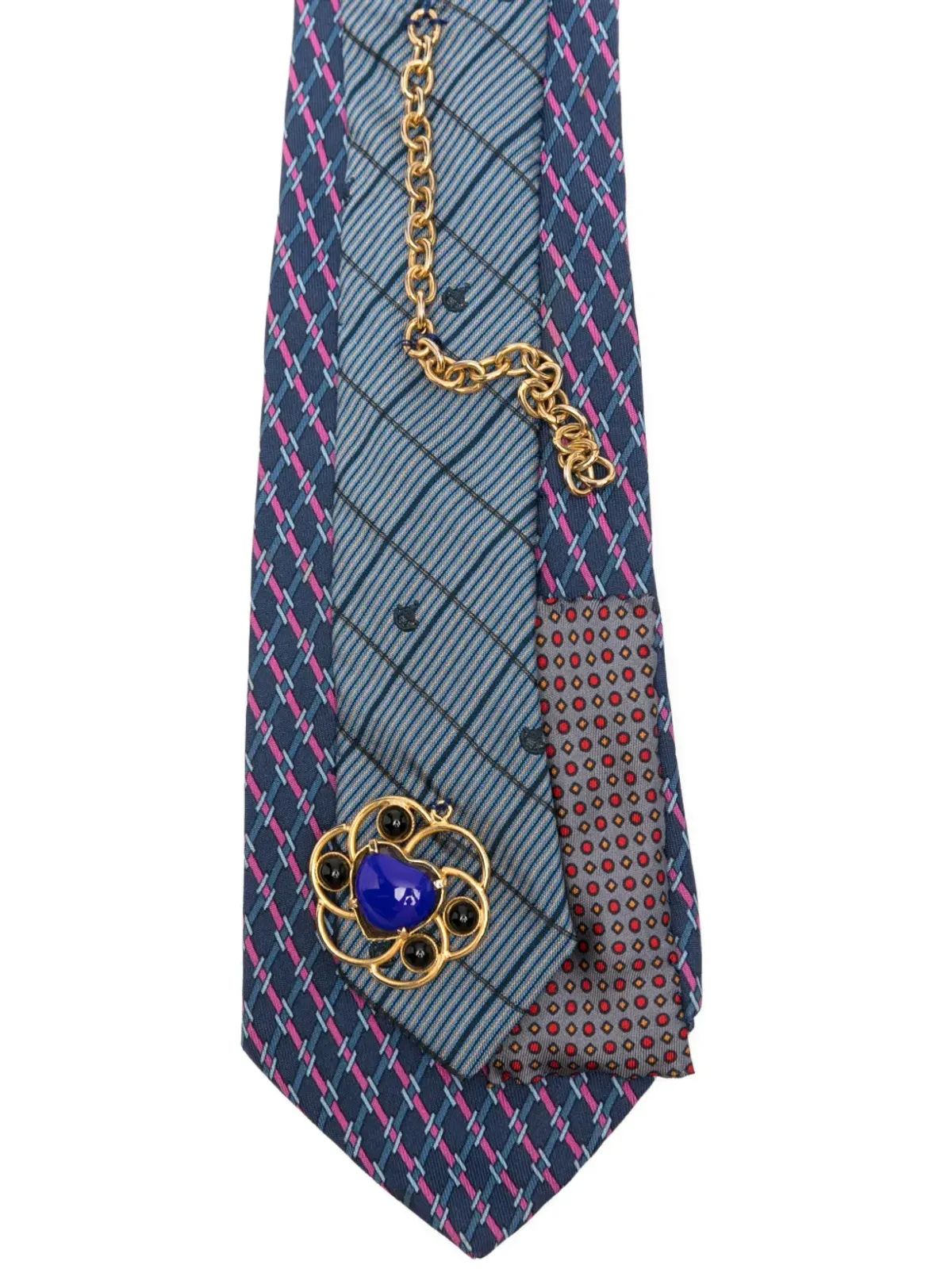 A.N.G.E.L.O. Vintage Upcycling カスタム Hermès ネクタイ - 画像3