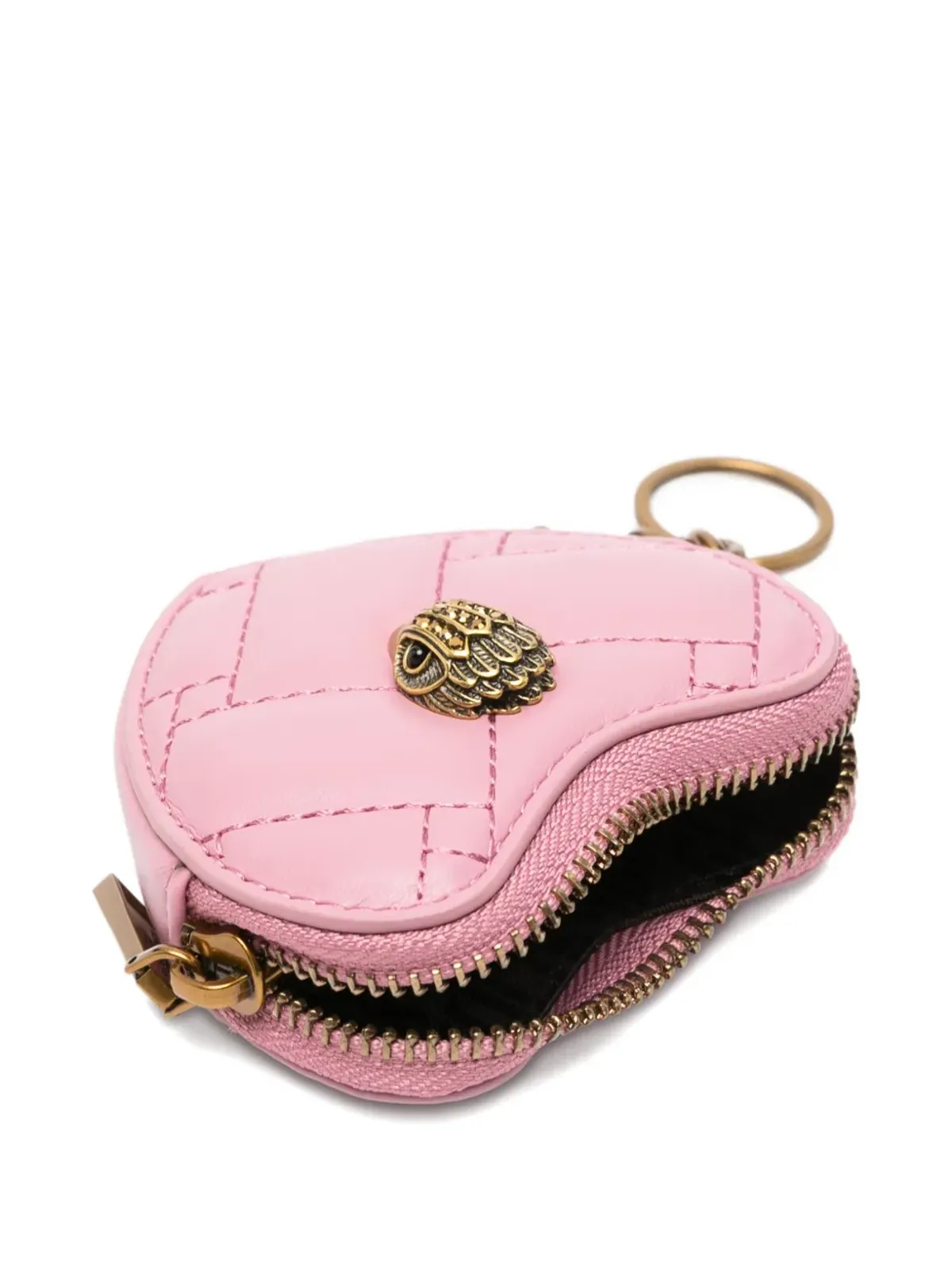 Kurt Geiger キルテッドハート バッグチャーム - 画像3