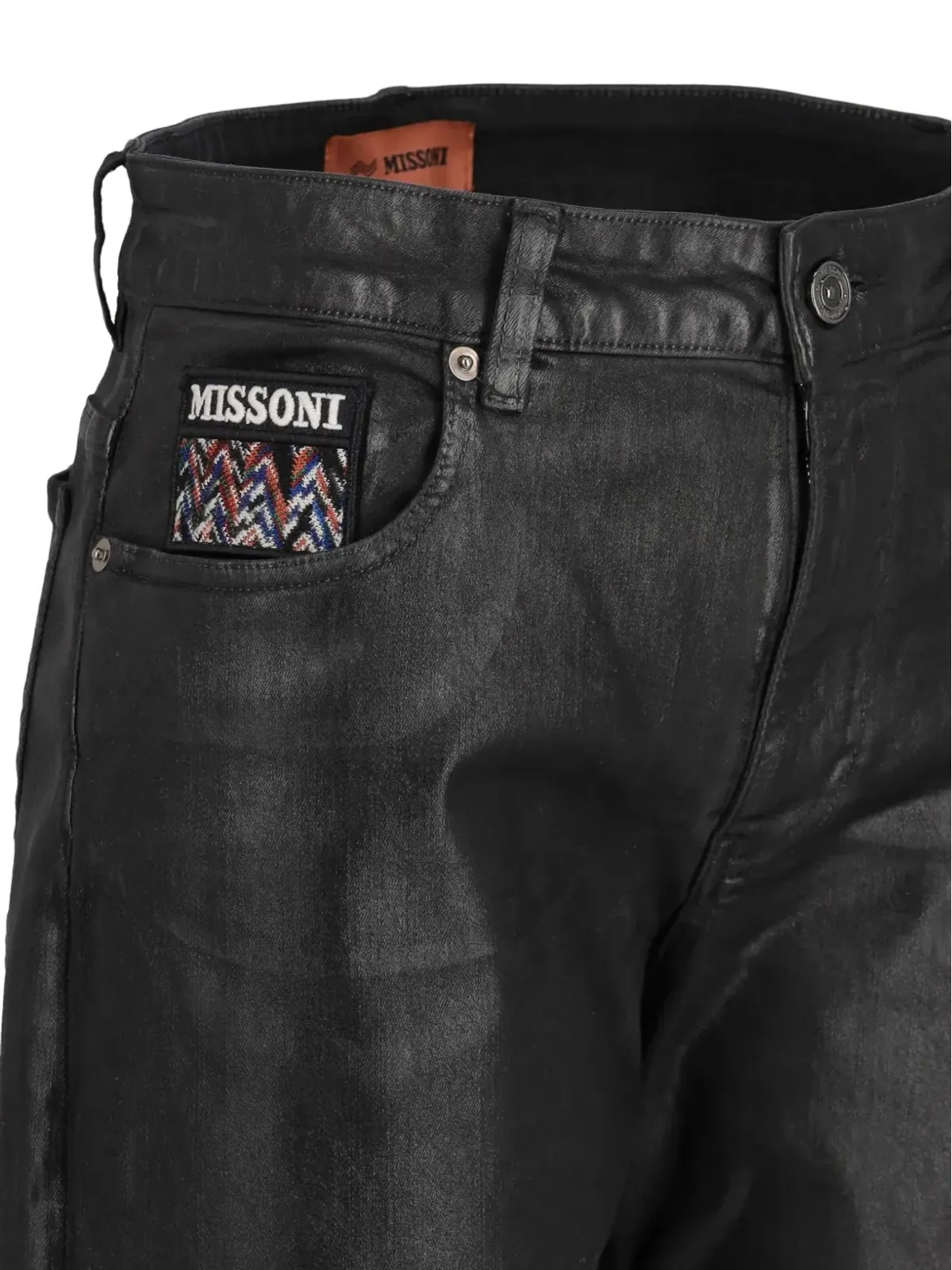 M Missoni Vintage パッチディテールパンツ - 画像5