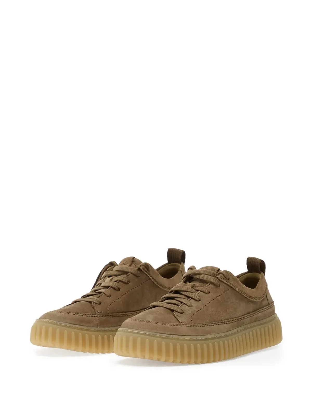 Clarks Torhill Lace ロー・トップスニーカー ブラウン - 画像2