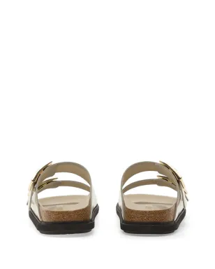 Birkenstock バックル アリゾナ レザー スニーカー - サムネイル3