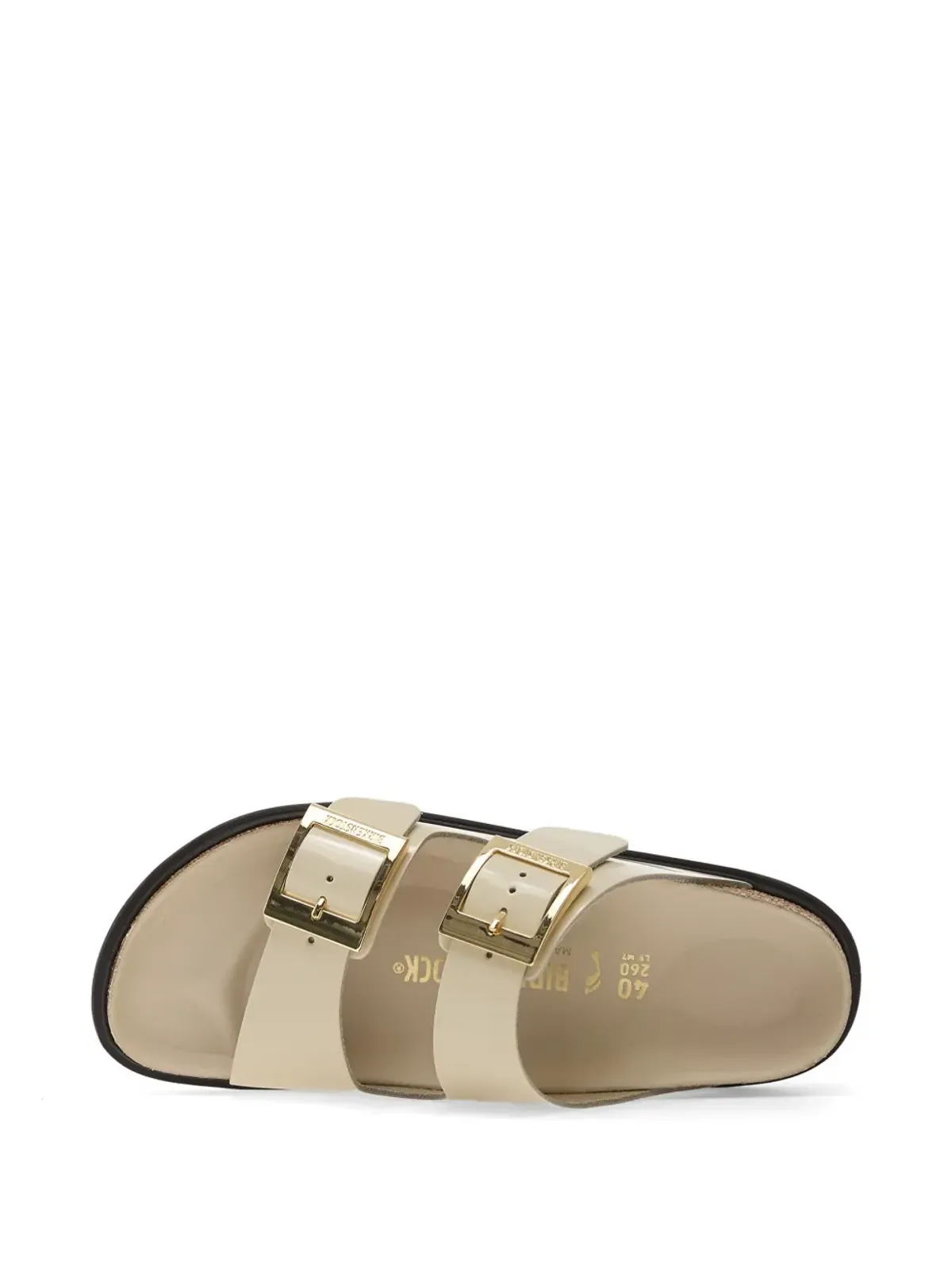 Birkenstock バックル アリゾナ レザー スニーカー - 画像4