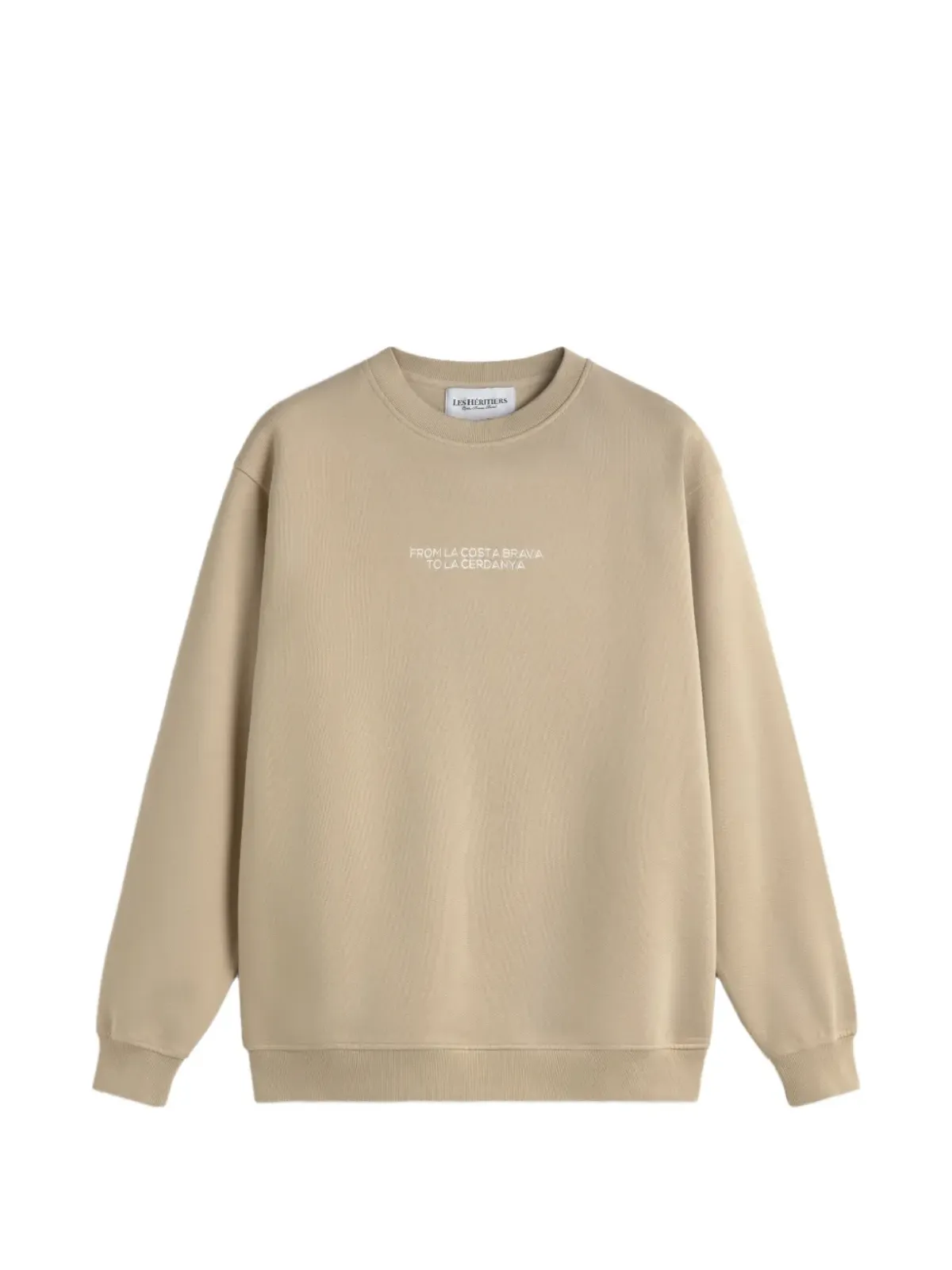 LES HÉRITIERS クルーネック スウェットシャツ - Neutrals - 画像1
