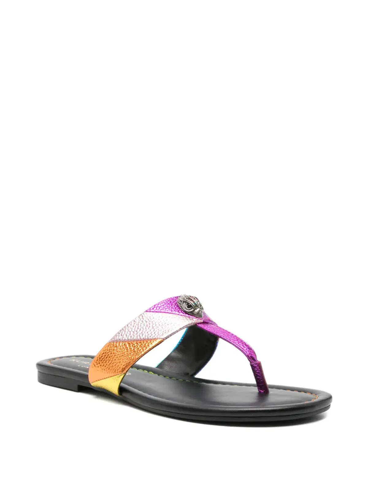 Kurt Geiger メタリックアップリケ付きサンダル - 画像2
