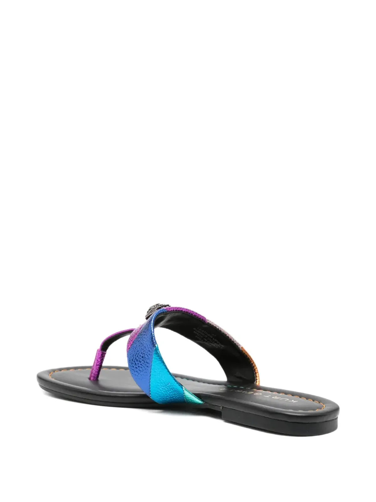 Kurt Geiger メタリックアップリケ付きサンダル - 画像3