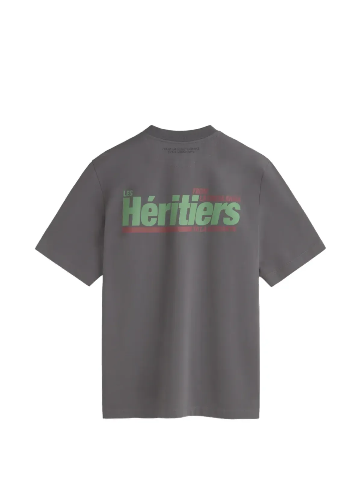 LES HÉRITIERS ロゴプリント Tシャツ - 画像2