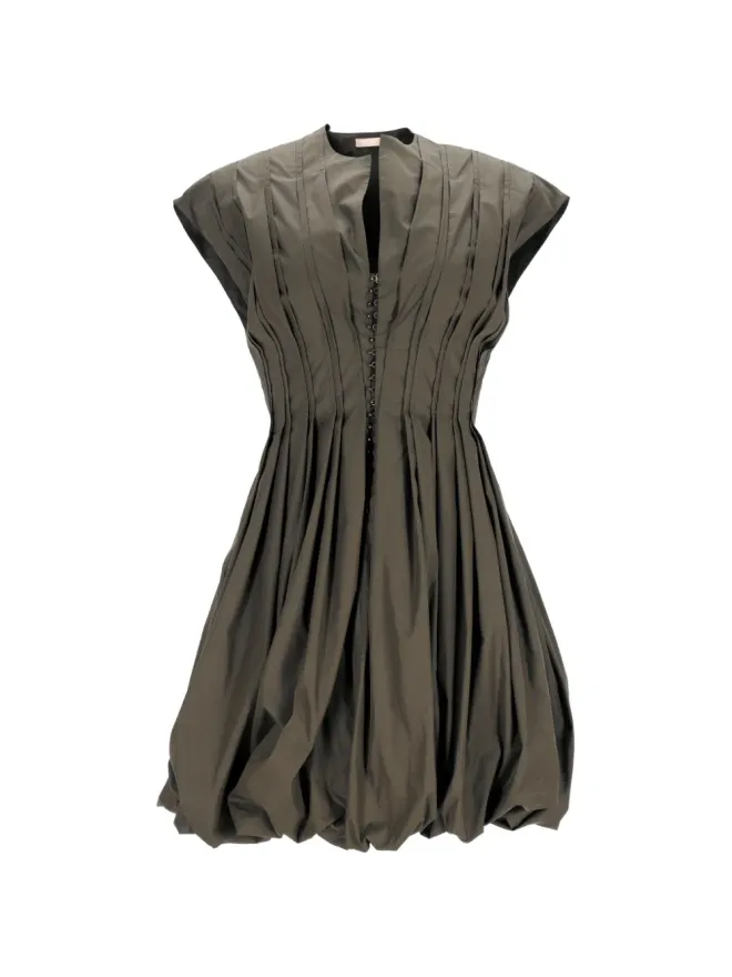 Alaïa Pre-Owned Alaïa Pre-Owned プリーツバルーンミニドレスの商品画像