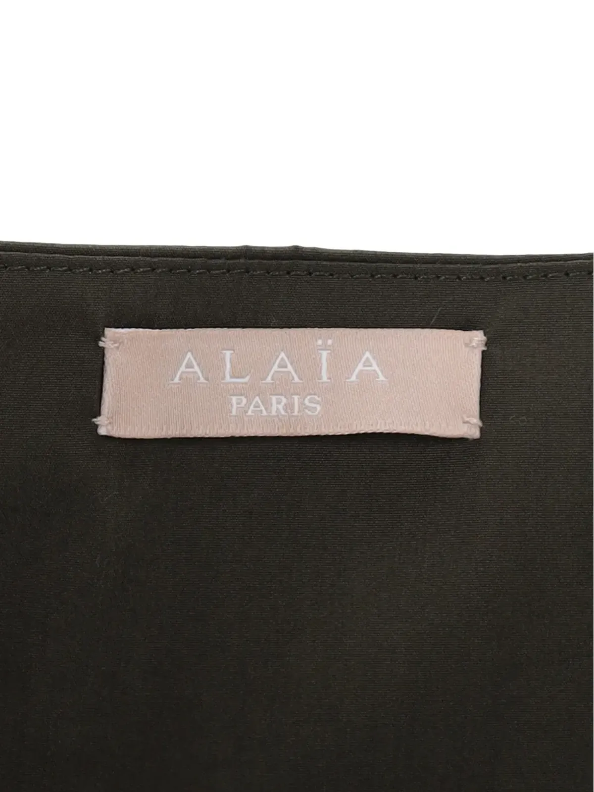 Alaïa Pre-Owned プリーツバルーンミニドレス - 画像3