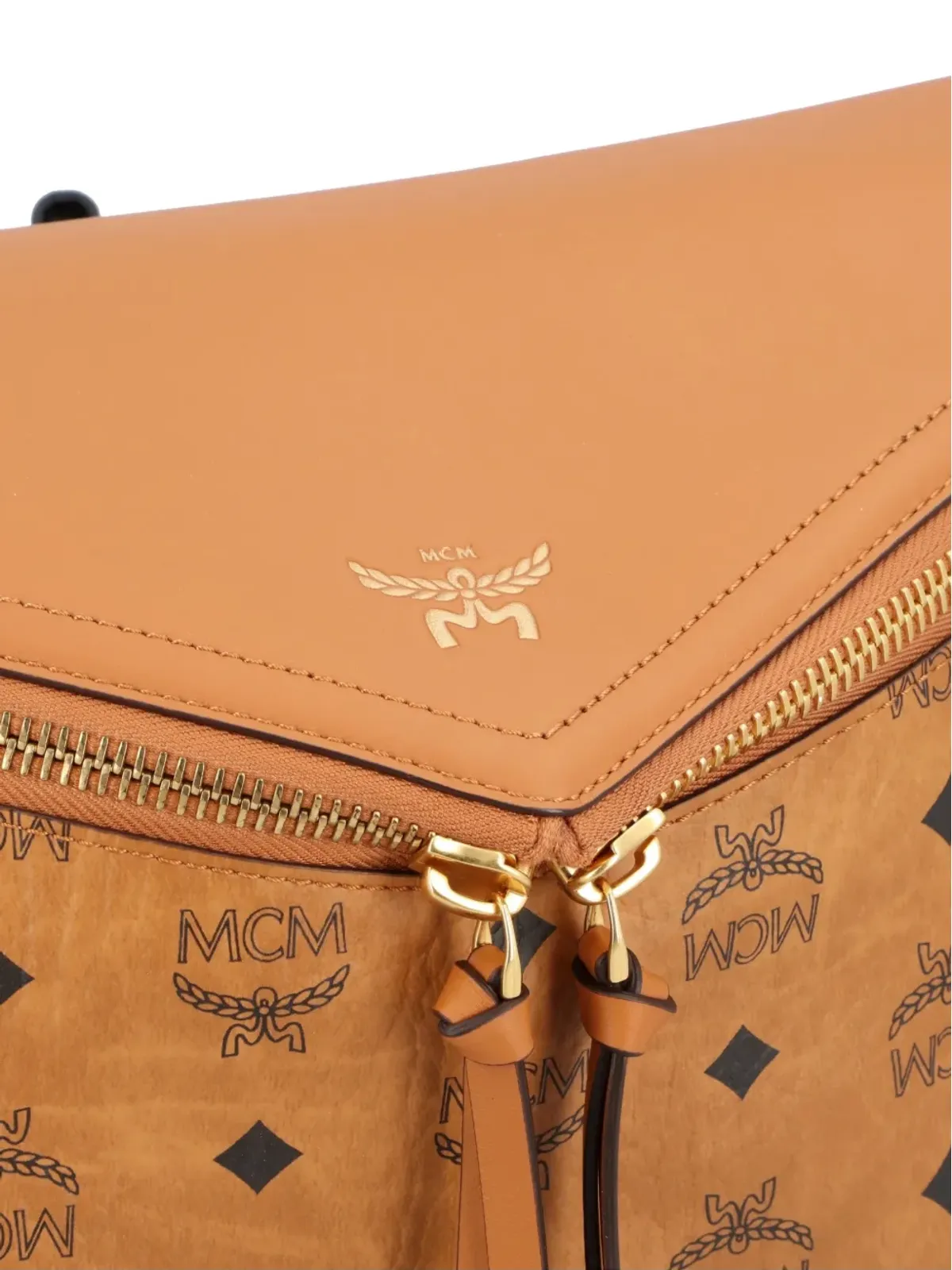 MCM Pre-Owned Diamant 3D レザーショルダーバッグ - 画像5