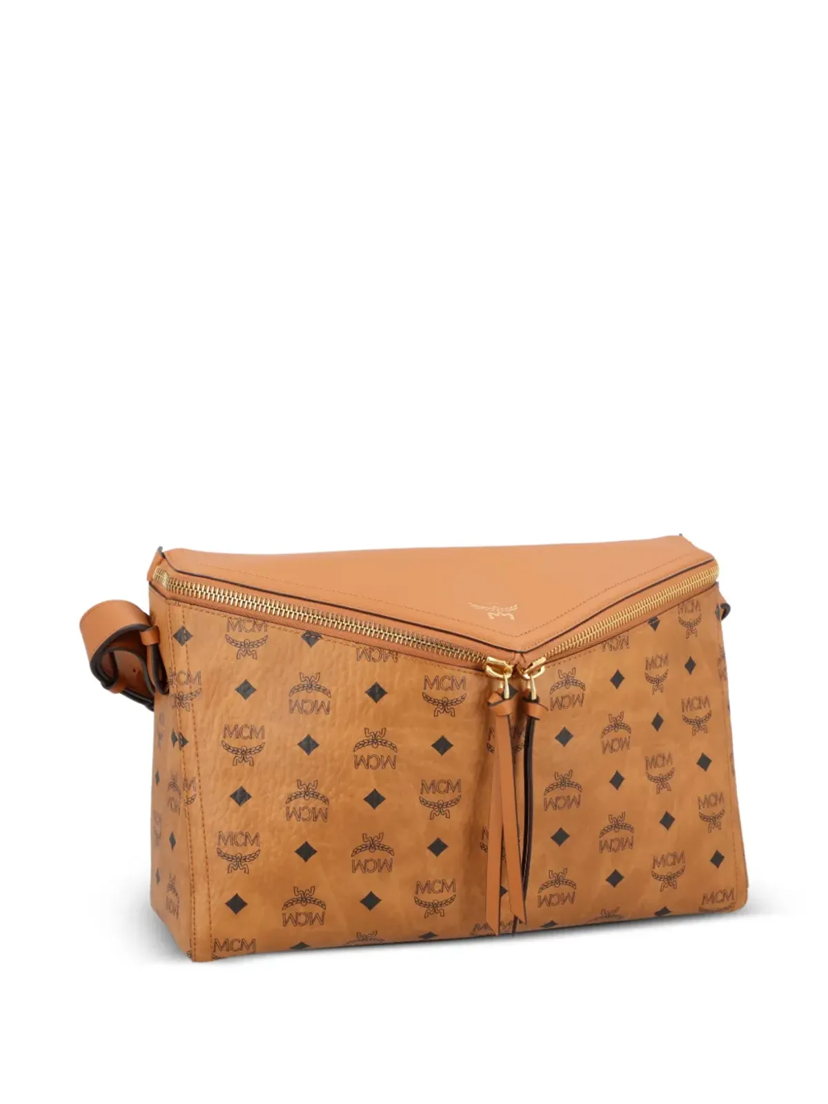 MCM Pre-Owned Diamant 3D レザーショルダーバッグ - 画像3