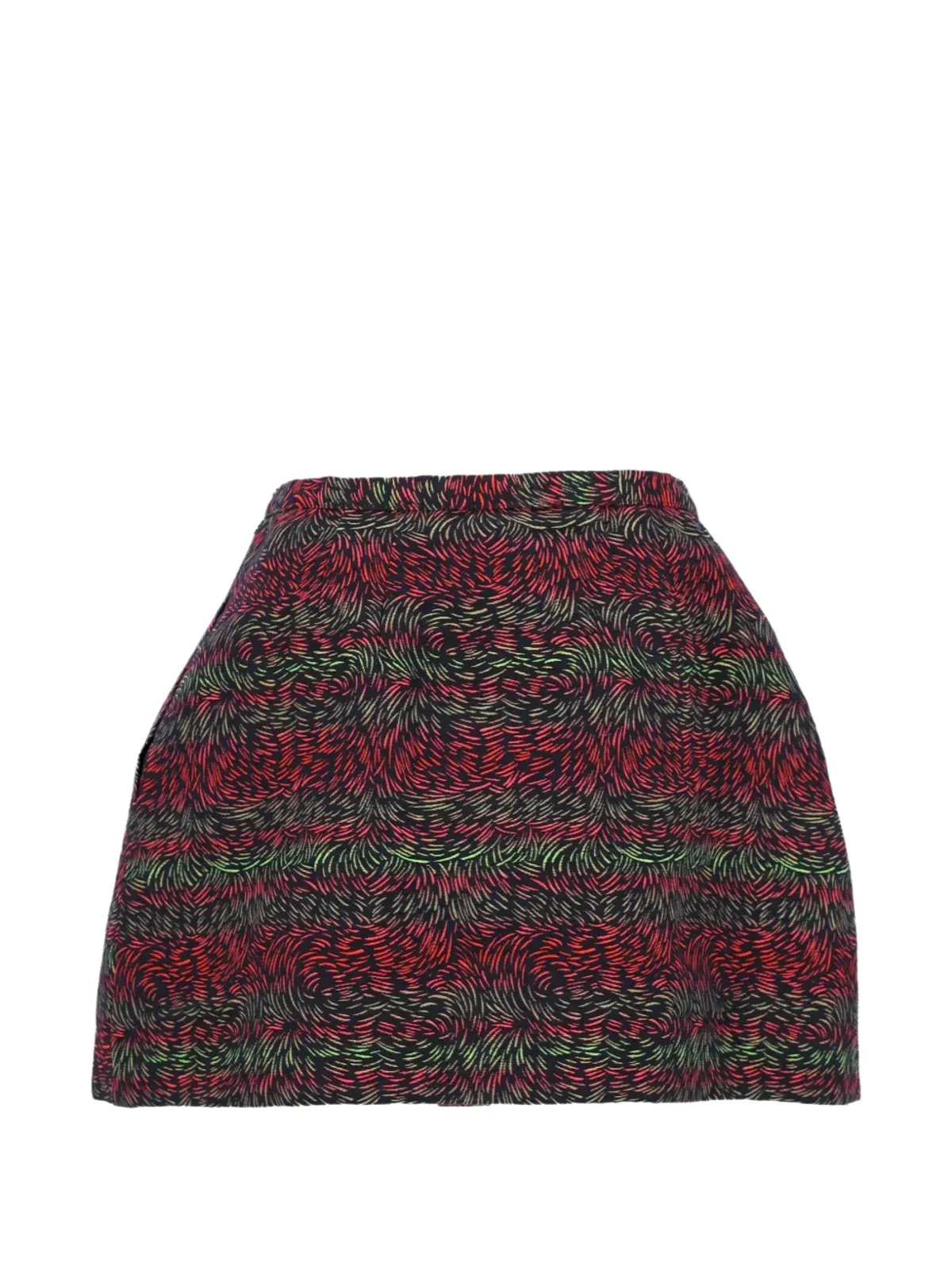Kenzo Pre-Owned graphic-print wrap mini skirt - Black - 画像2