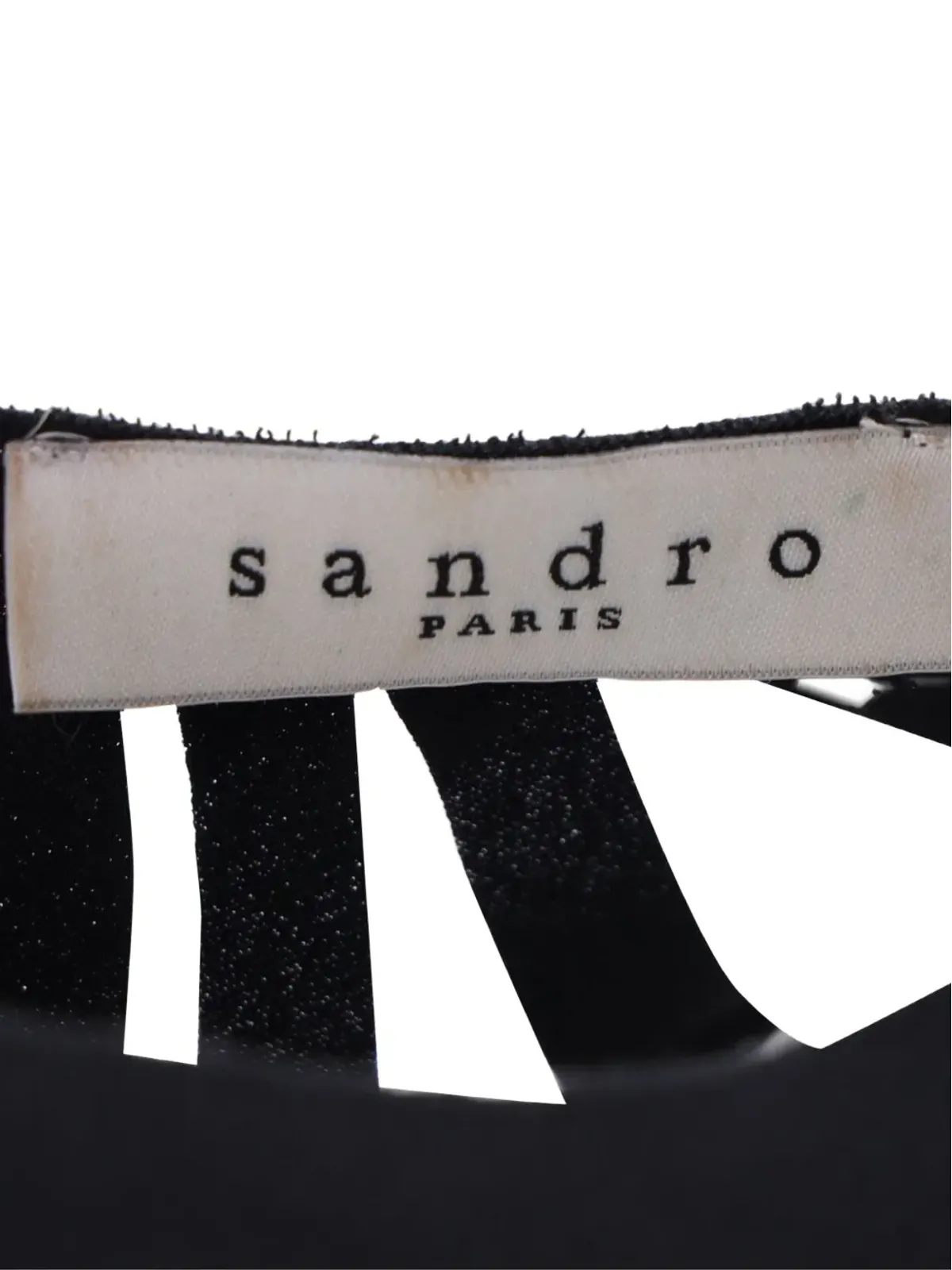 SANDRO カットアウトバック ミニドレス - 画像4