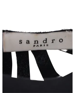 SANDRO カットアウトバック ミニドレス - サムネイル4