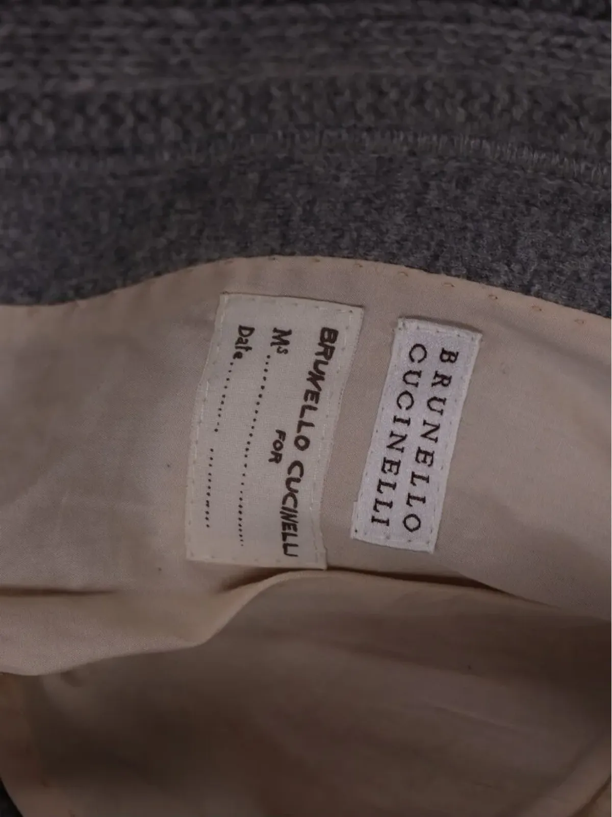 Brunello Cucinelli Vintage シングルブレストコート - 画像4