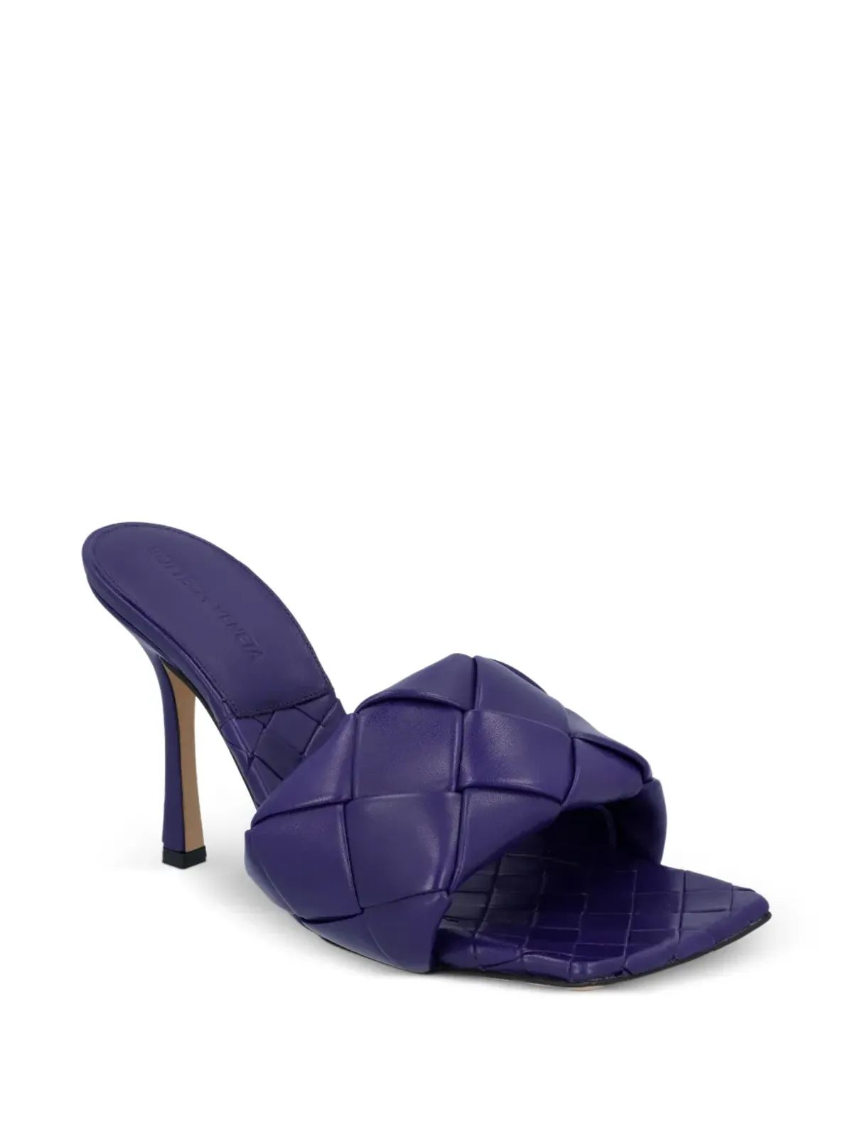 Bottega Veneta ビンテージ リド パディッドレザー サンダル - 画像2