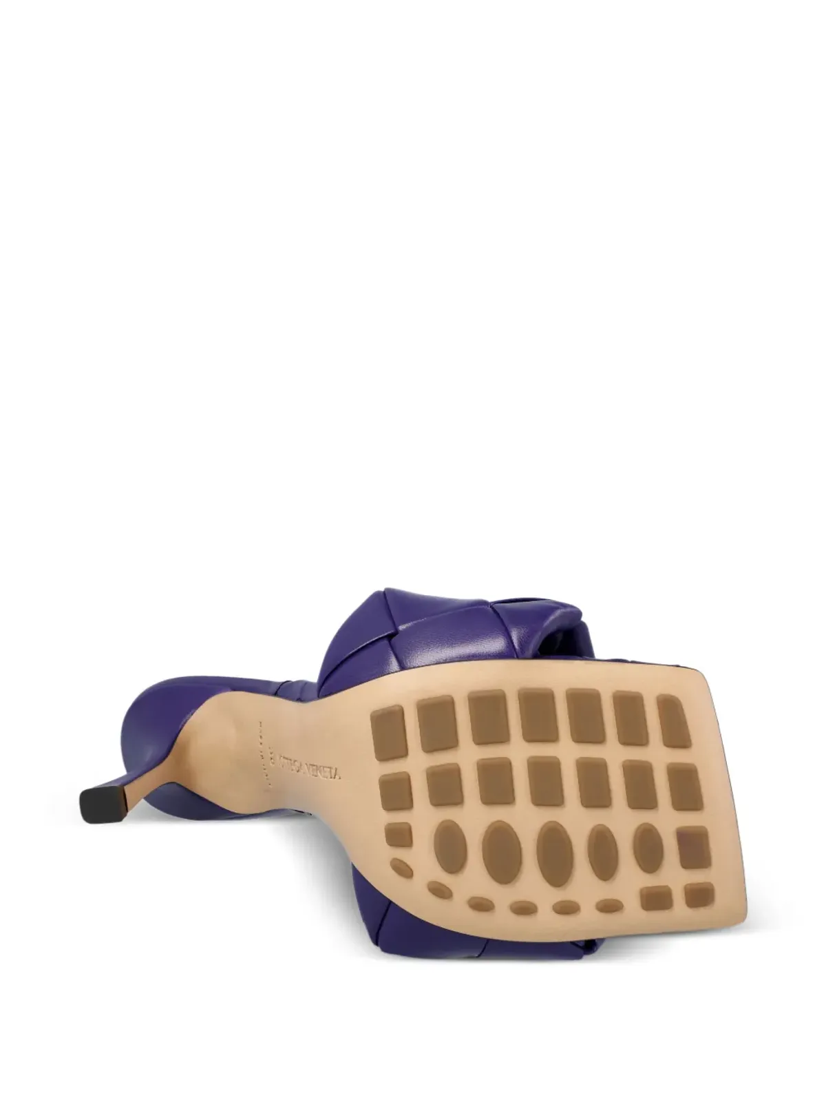 Bottega Veneta ビンテージ リド パディッドレザー サンダル - 画像4
