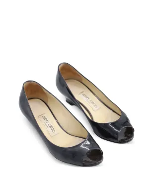 Jimmy Choo ビンテージ Baxen ピープトゥーサンダル - サムネイル2