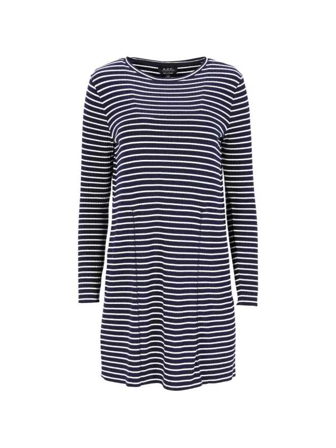 A.P.C. A.P.C. ストライプミニドレスの商品画像