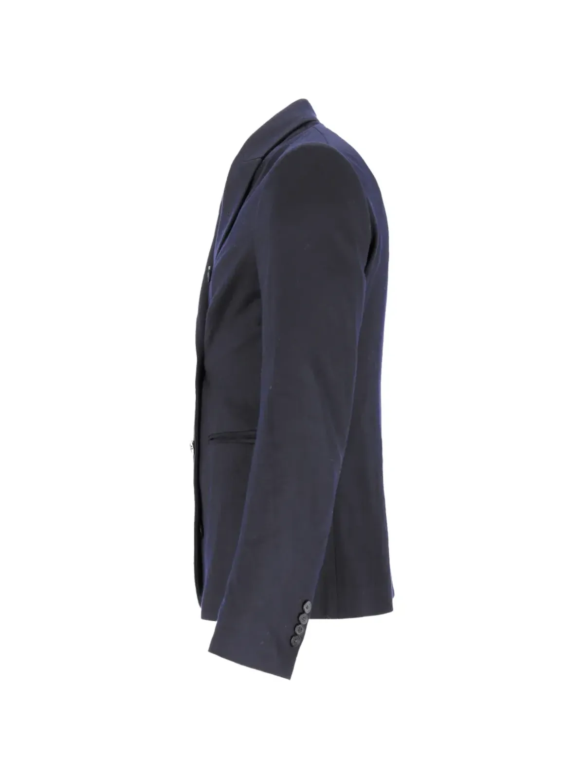 Emporio Armani Pre-Owned ダブルブレスト ウールジャケット - 画像3