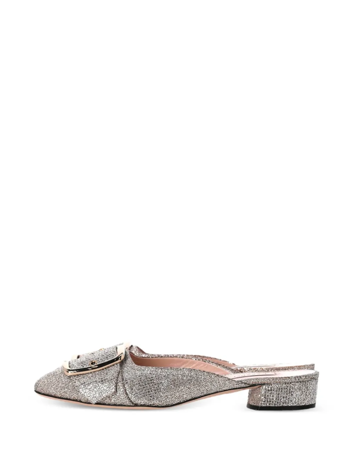 Casadei Vintage Alexa グリッター バックル ミュール - 画像1