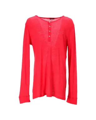 Balmain Pre-Owned 半ボタン長袖Tシャツ - サムネイル1