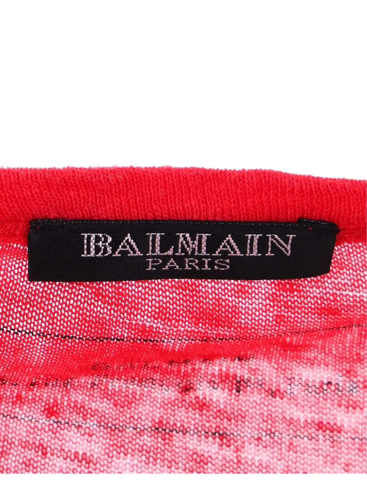 Balmain Pre-Owned 半ボタン長袖Tシャツ - 画像4