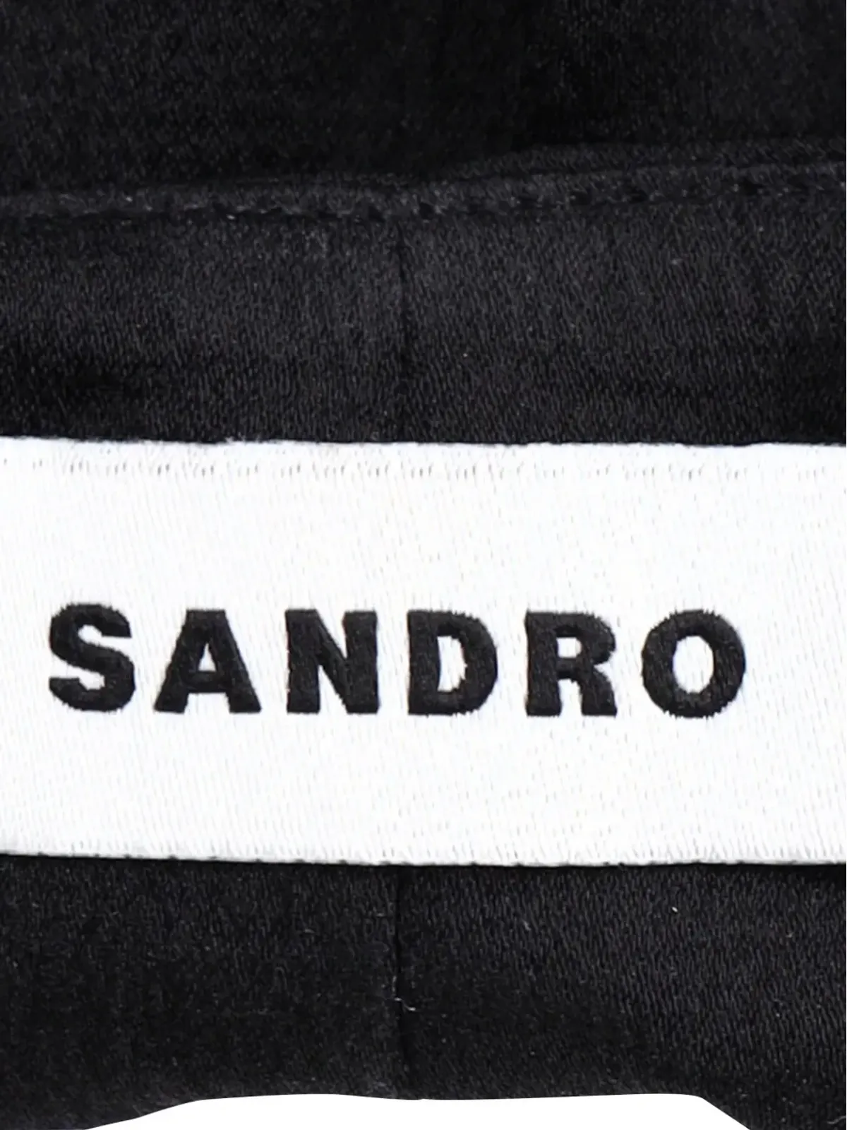 SANDRO ルーシュド スパゲッティストラップドレス - 画像4