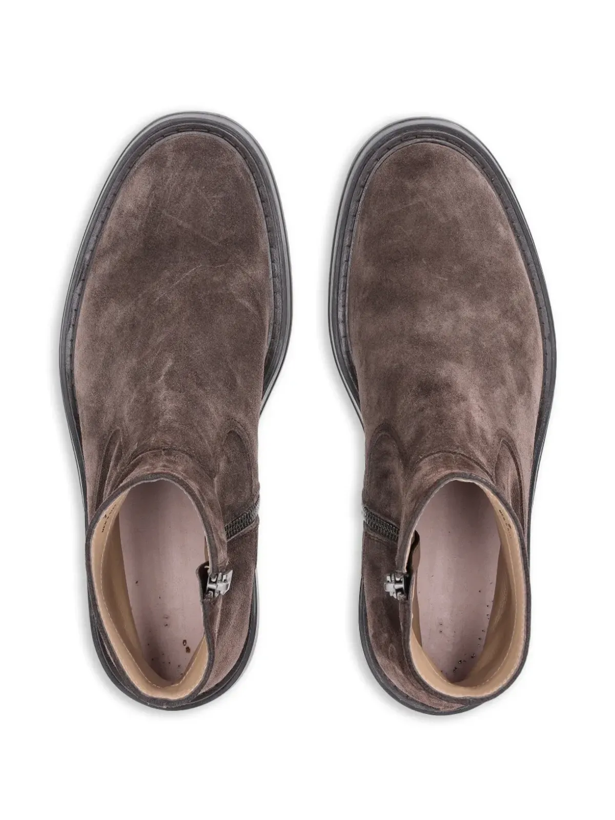 Tod's Vintage アーモンドトゥ アンクルブーツ - 画像5