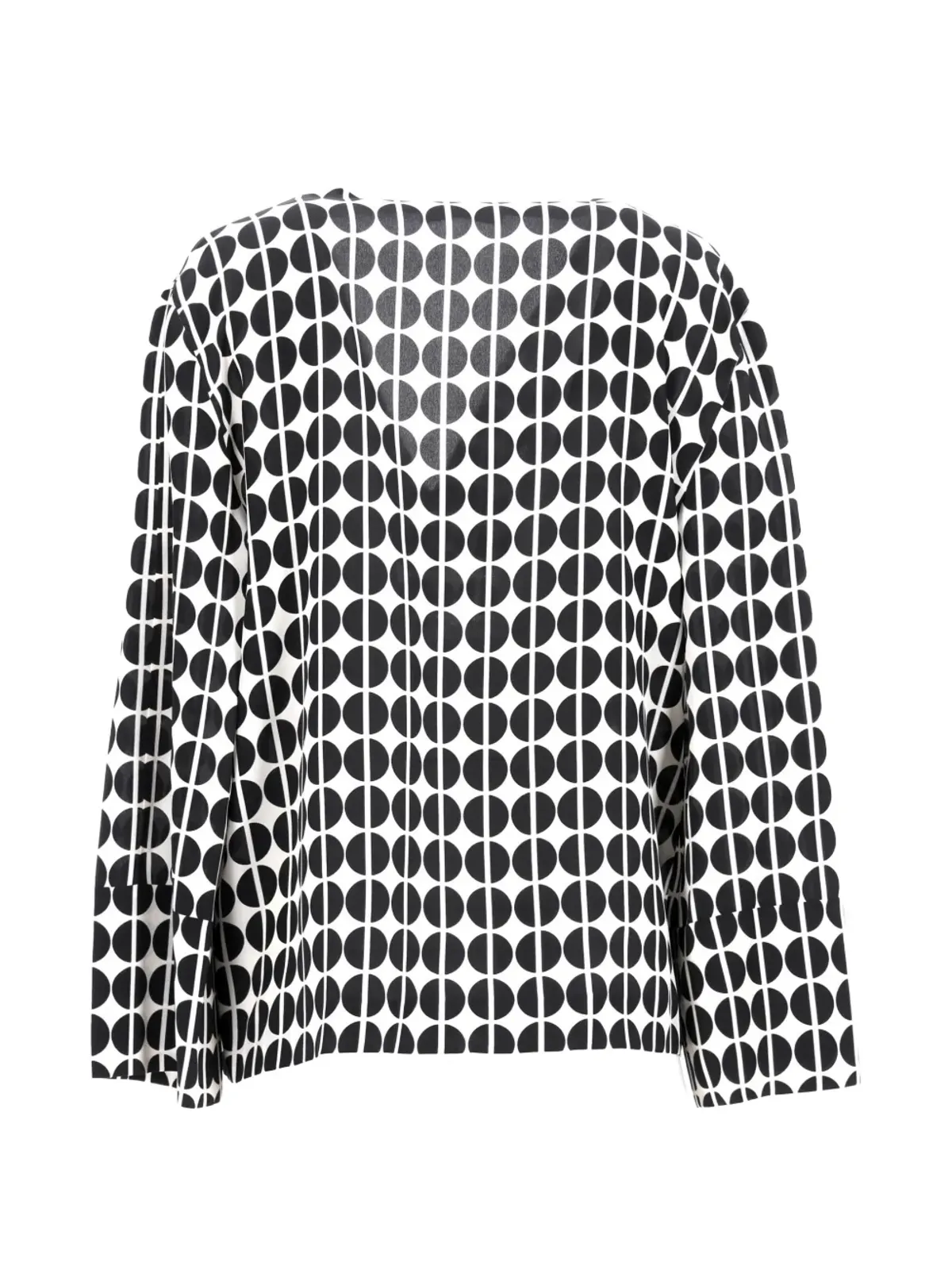 Etro Pre-Owned 柄入り長袖トップス（ホワイト） - 画像2