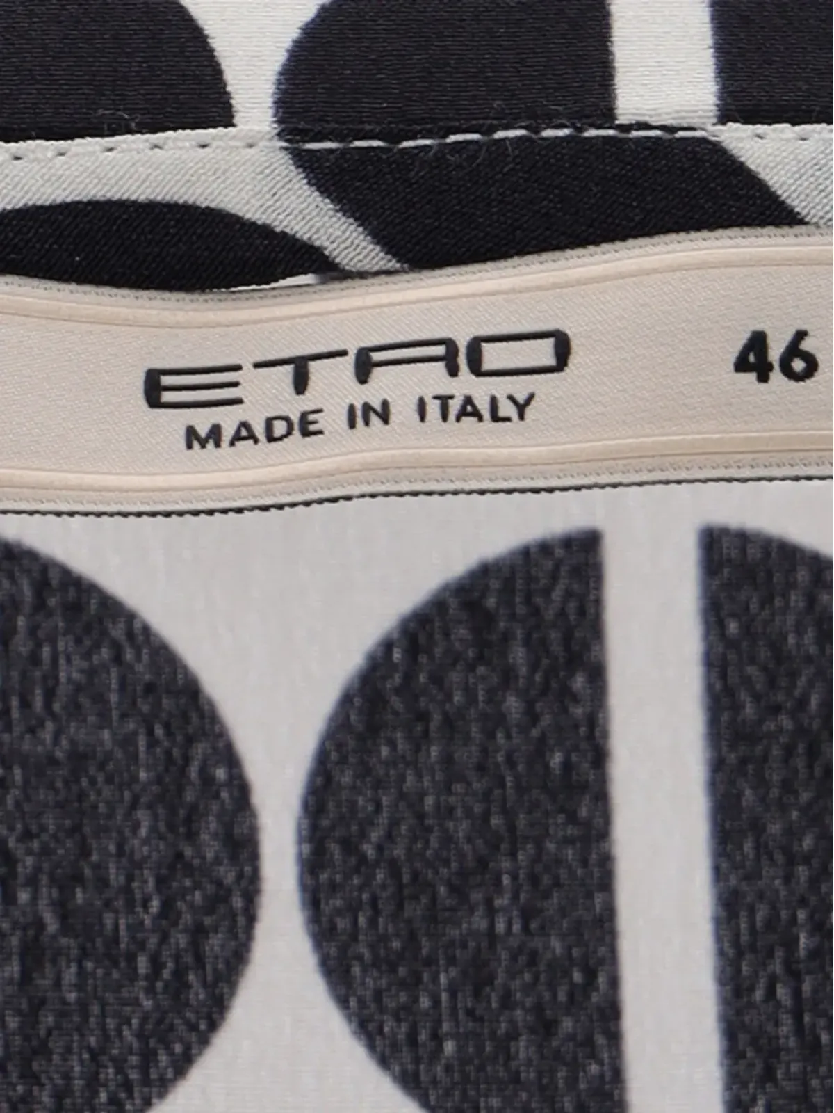 Etro Pre-Owned 柄入り長袖トップス（ホワイト） - 画像3