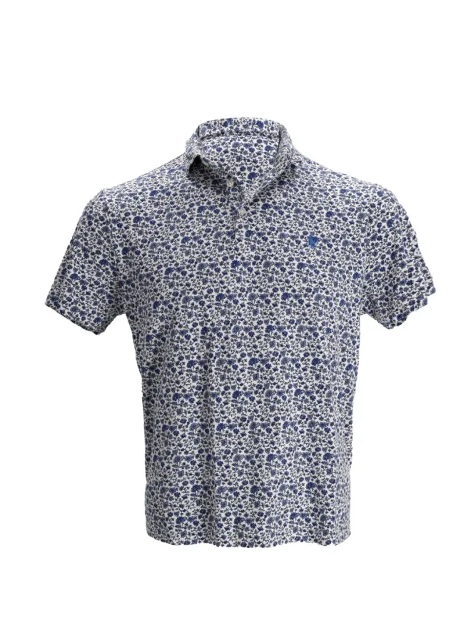 Polo Ralph Lauren Vintage Polo Ralph Lauren Vintage 花柄プリント コットン ポロシャツの商品画像
