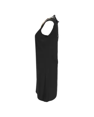 Lanvin Pre-Owned ビーズ装飾のミニドレス ブラック - サムネイル3
