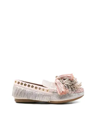 Kurt Geiger タッセルフリンジ ローファー - シルバー - サムネイル1