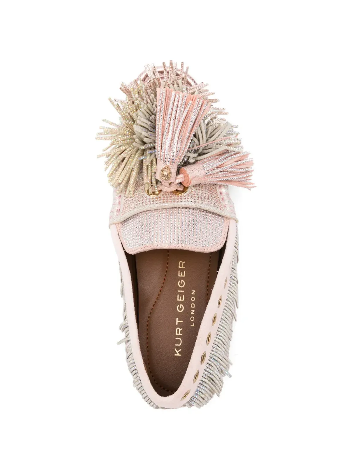 Kurt Geiger タッセルフリンジ ローファー - シルバー - 画像4