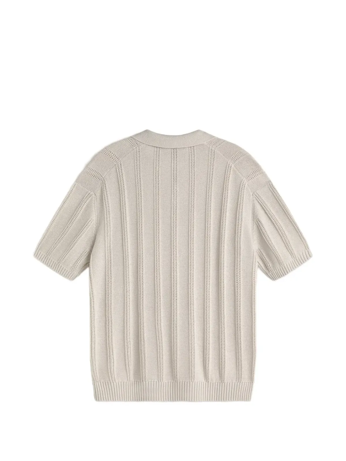 LES HÉRITIERS リブ編みTシャツ - ホワイト - 画像2