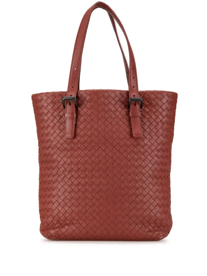 Bottega Veneta Pre-Owned Bottega Veneta Pre-Owned イントレッチャートートバッグ - レッドの商品画像