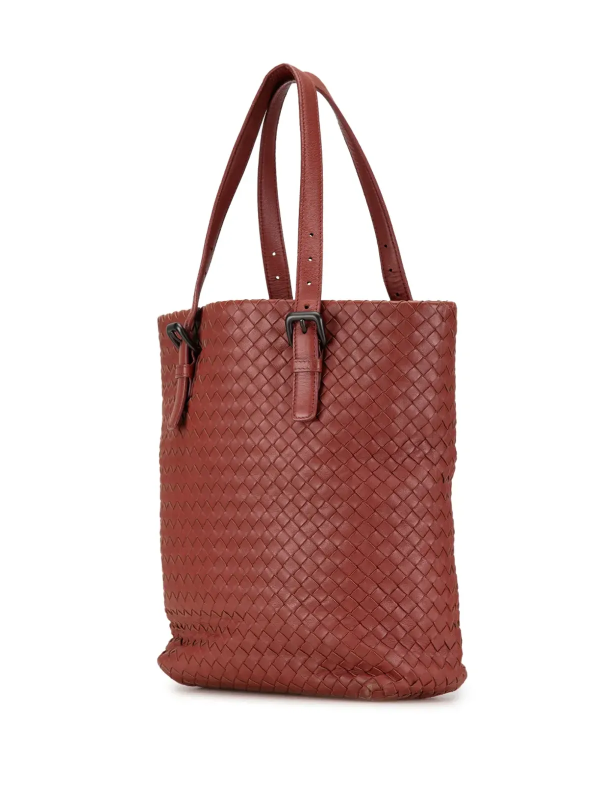 Bottega Veneta Pre-Owned イントレッチャートートバッグ - レッド - 画像2