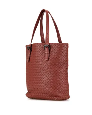 Bottega Veneta Pre-Owned イントレッチャートートバッグ - レッド - サムネイル2